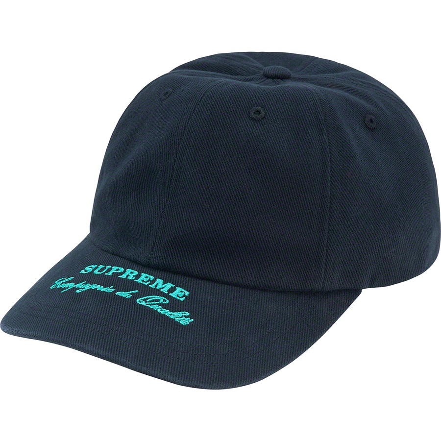 Supreme Qualité 6-Panel (FW22) - Navy - $48