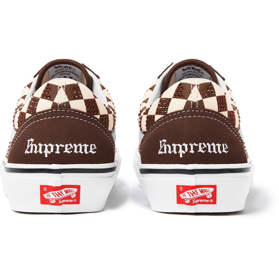 Supreme Supreme Swarovski Vans Old Skool (FW22) - Brown - $298