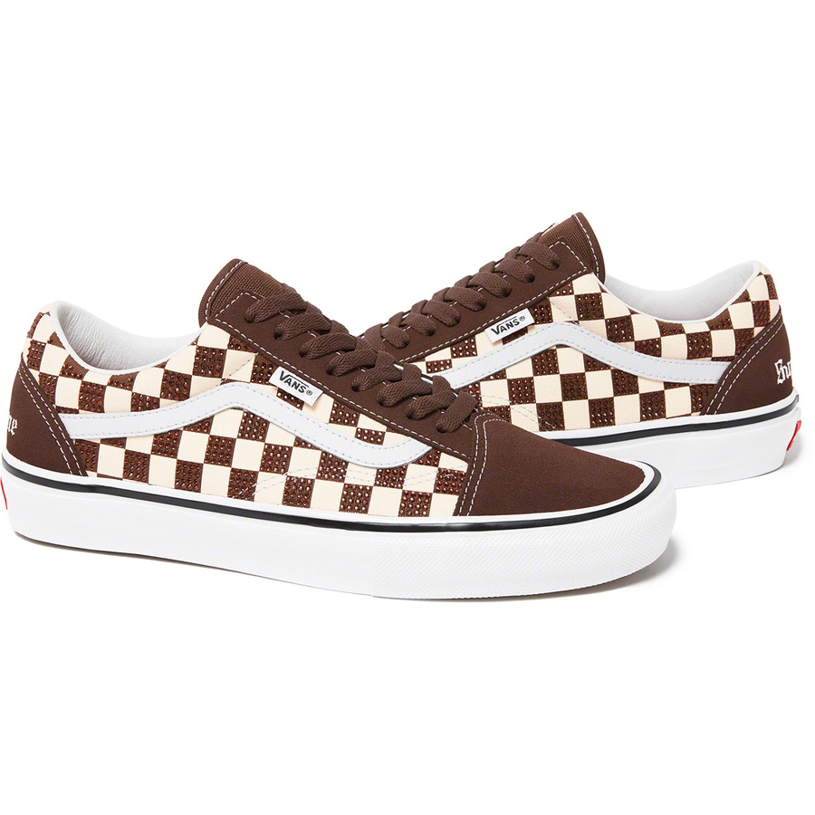 Supreme Supreme Swarovski Vans Old Skool (FW22) - Brown - $298