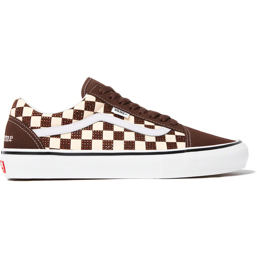 Supreme Supreme Swarovski Vans Old Skool (FW22) - Brown - $298