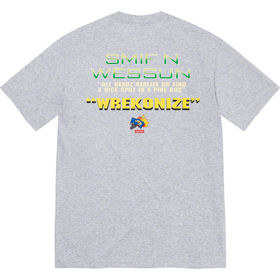 Supreme Dah Shinin' Tee (FW22) - Heather Grey - $48