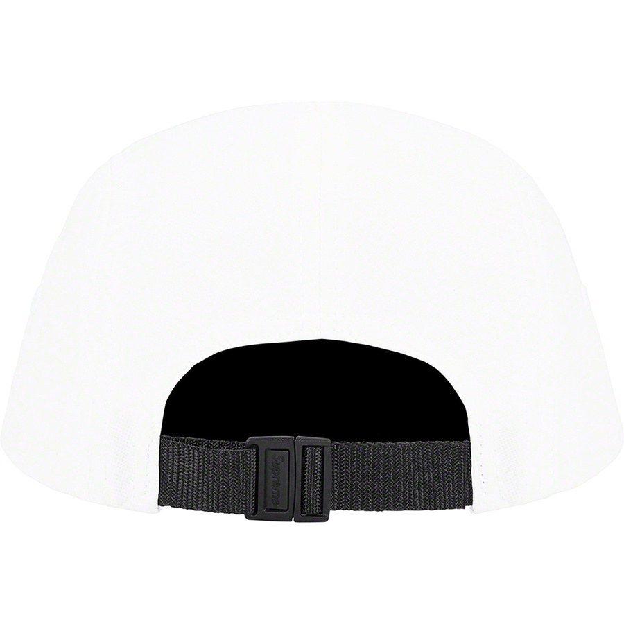 Supreme Reflective Jacquard Logo Camp Cap (FW22) - White - $58