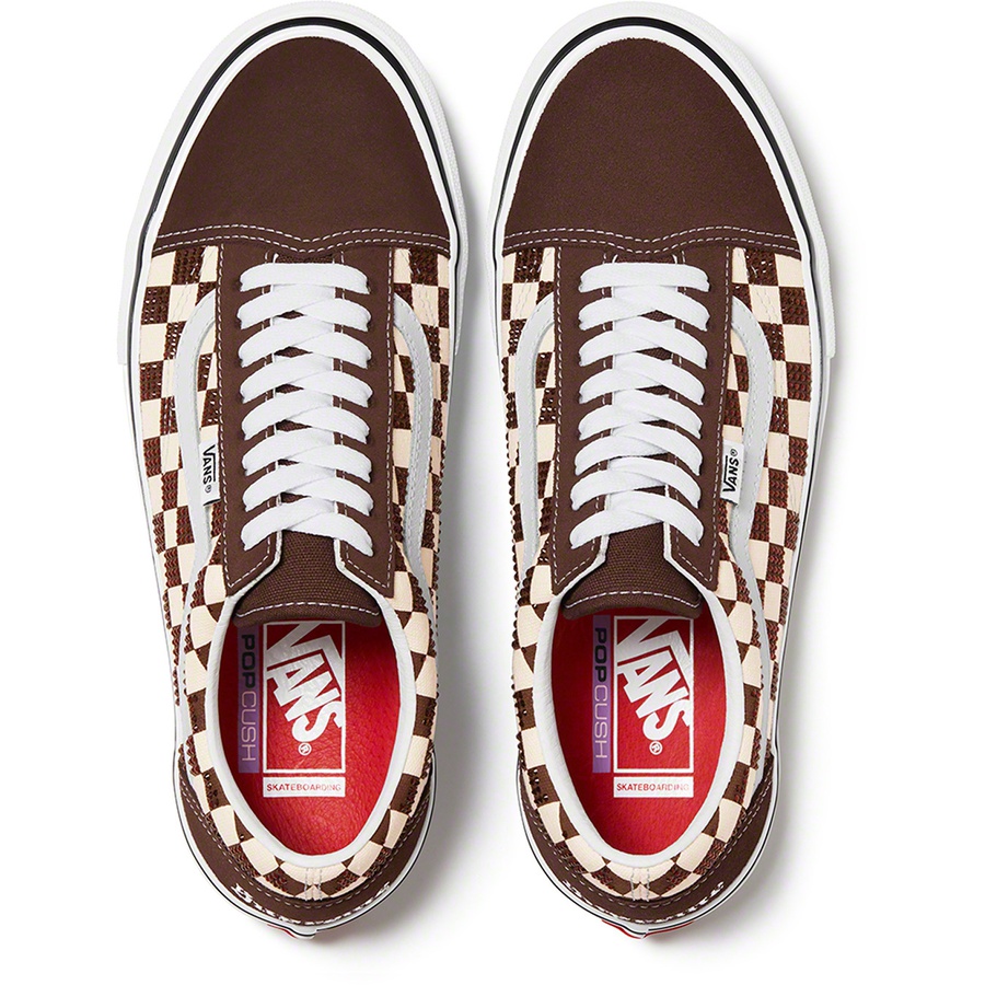 Supreme Supreme Swarovski Vans Old Skool (FW22) - Brown - $298