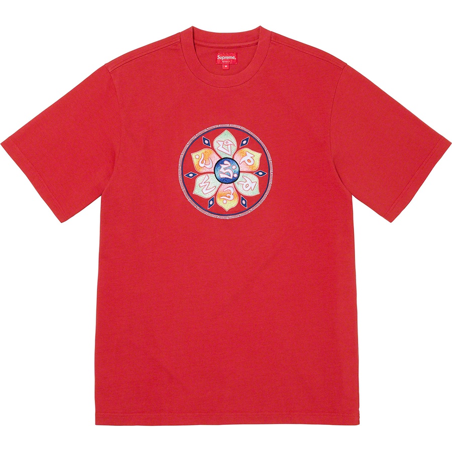 Supreme Lotus S S Top (FW22) - Cardinal - $88