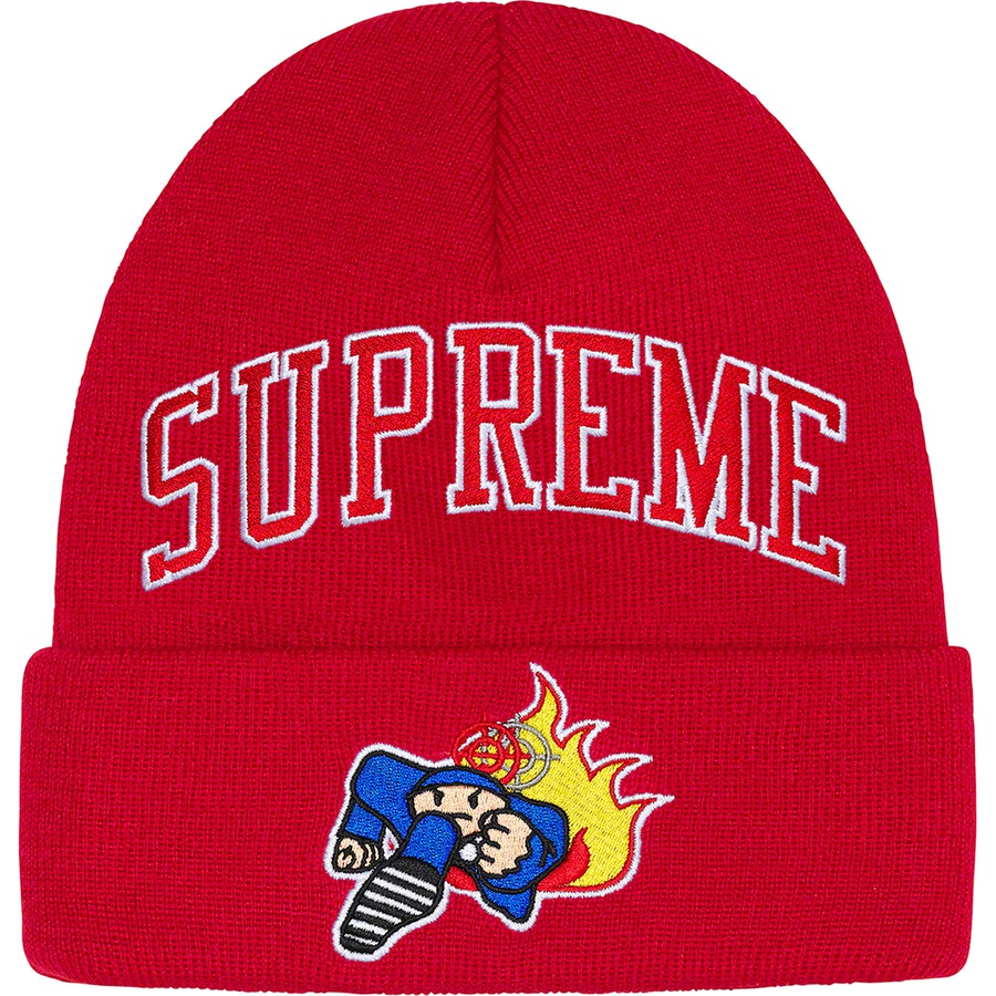 Supreme Duck Down Records Beanie (FW22) - Red - $40