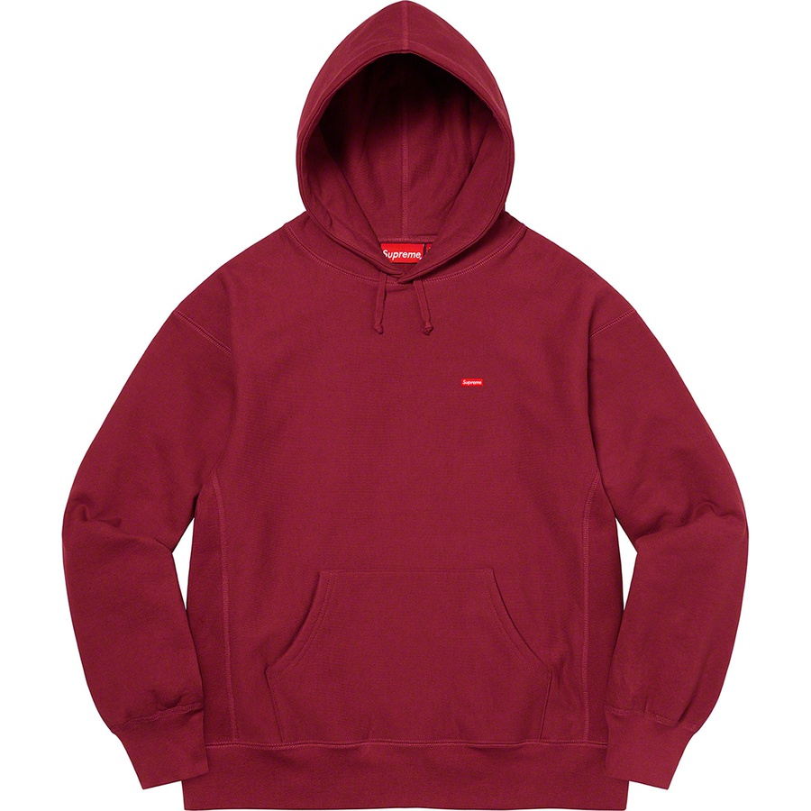 Supreme Small Box Hooded Sweatshirt (FW22) - Cardinal - $148