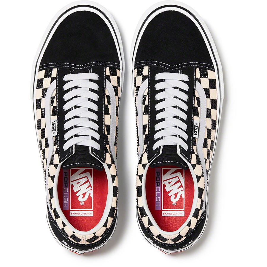 Supreme Supreme Swarovski Vans Old Skool (FW22) - Black - $298