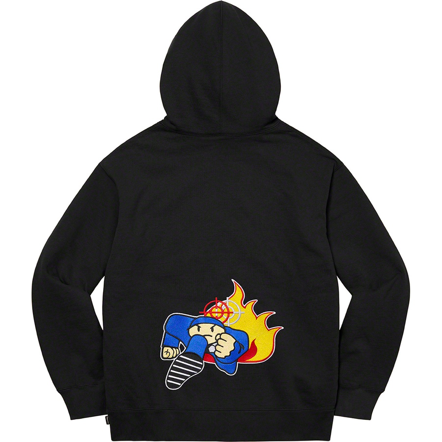 Supreme Duck Down Records Hooded Sweatshirt (FW22) - Black - $178