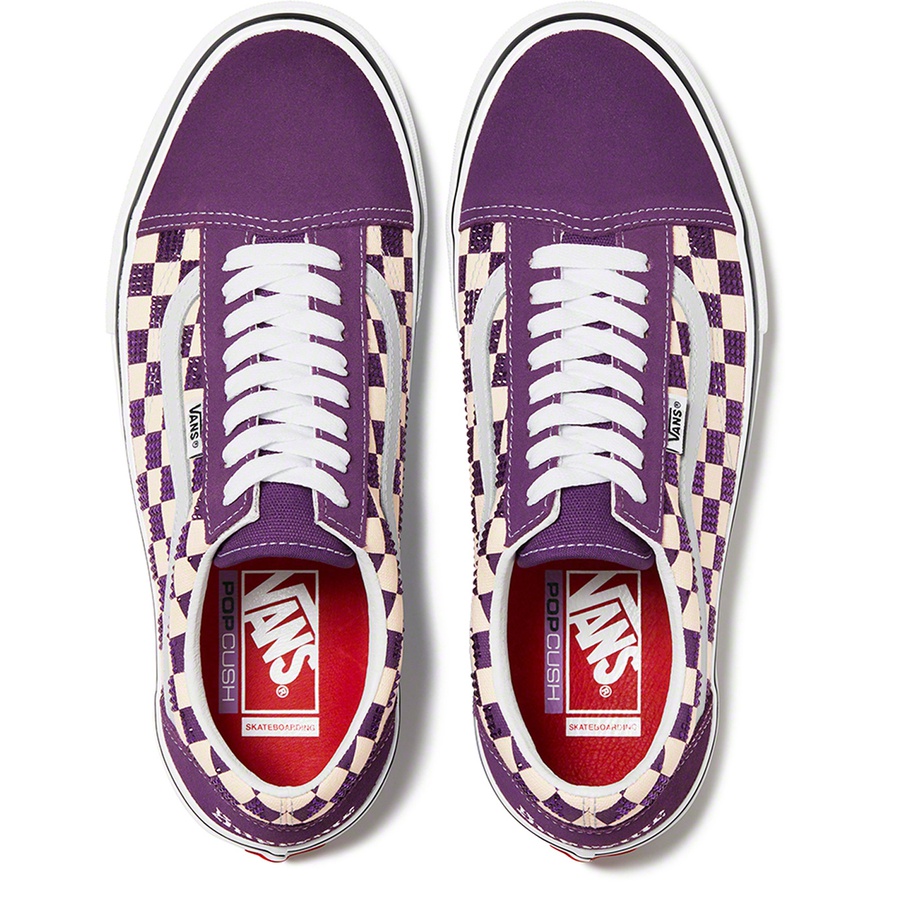 Supreme Supreme Swarovski Vans Old Skool (FW22) - Purple - $298