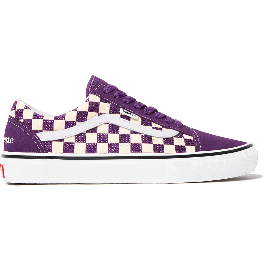 Supreme Supreme Swarovski Vans Old Skool (FW22) - Purple - $298