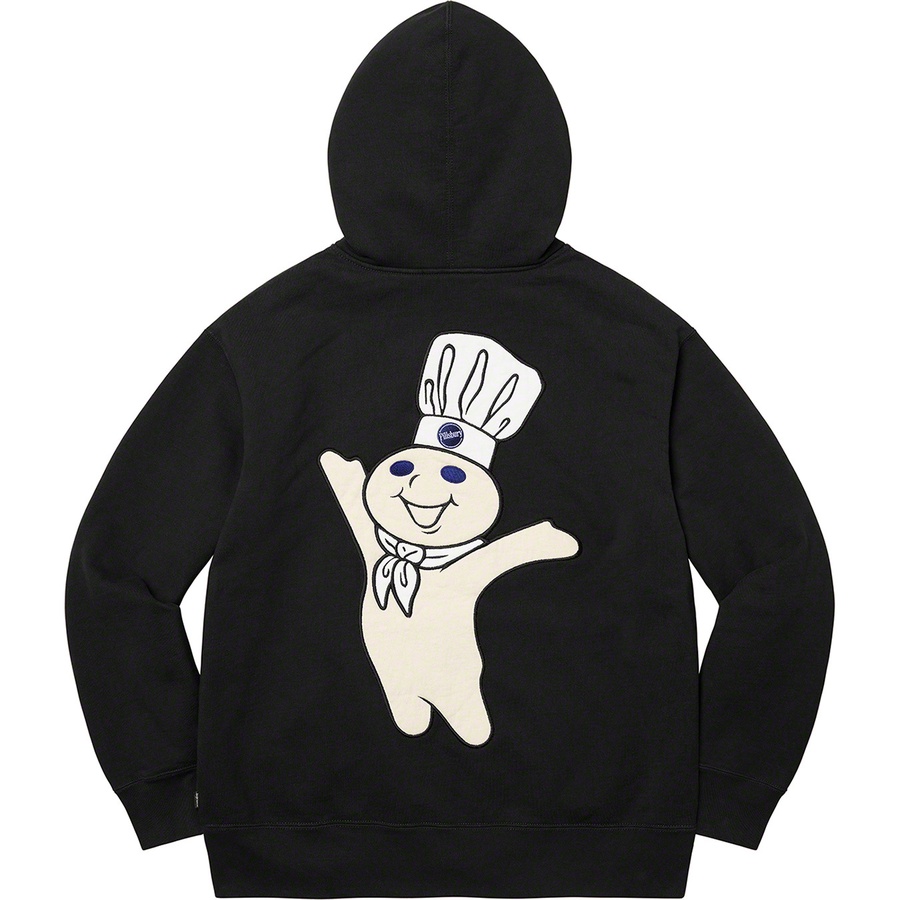 Supreme Doughboy Zip Up Hooded Sweatshirt (FW22) - Black - $178