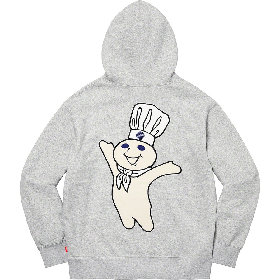 Supreme Doughboy Zip Up Hooded Sweatshirt (FW22) - Heather Grey - $178