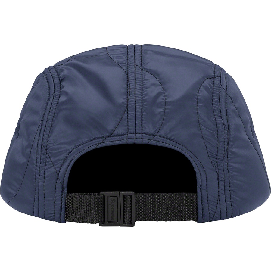 Supreme Quilted Liner Camp Cap (FW22) - Blue - $54