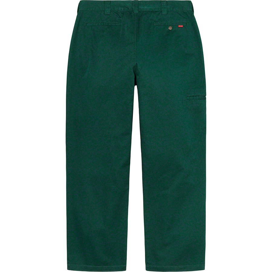Supreme Work Pant (FW22) - Dark Pine - $128