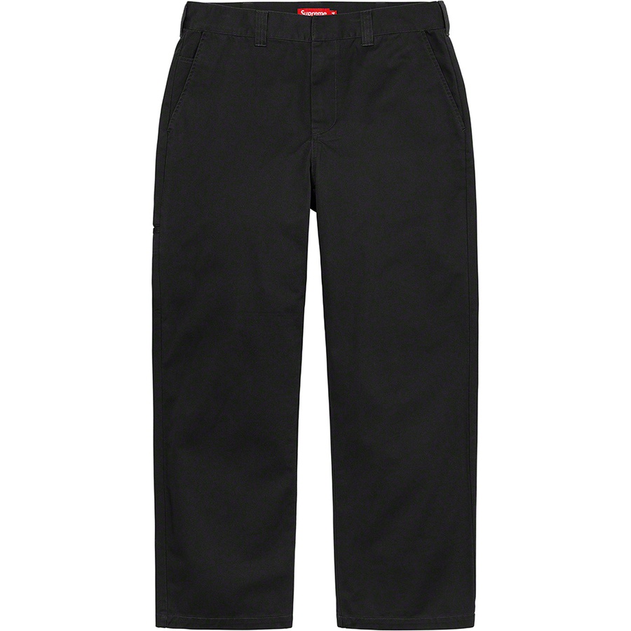 Supreme Work Pant (FW22) - Black - $128