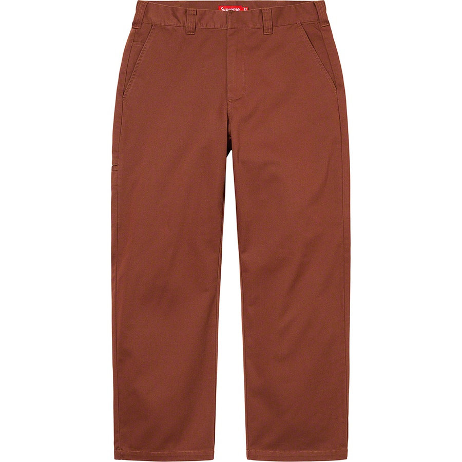 Supreme Work Pant (FW22) - Brown - $128