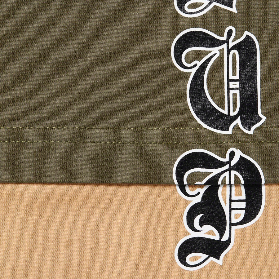 Supreme Layered Hooded L S Top (FW22) - Olive - $98