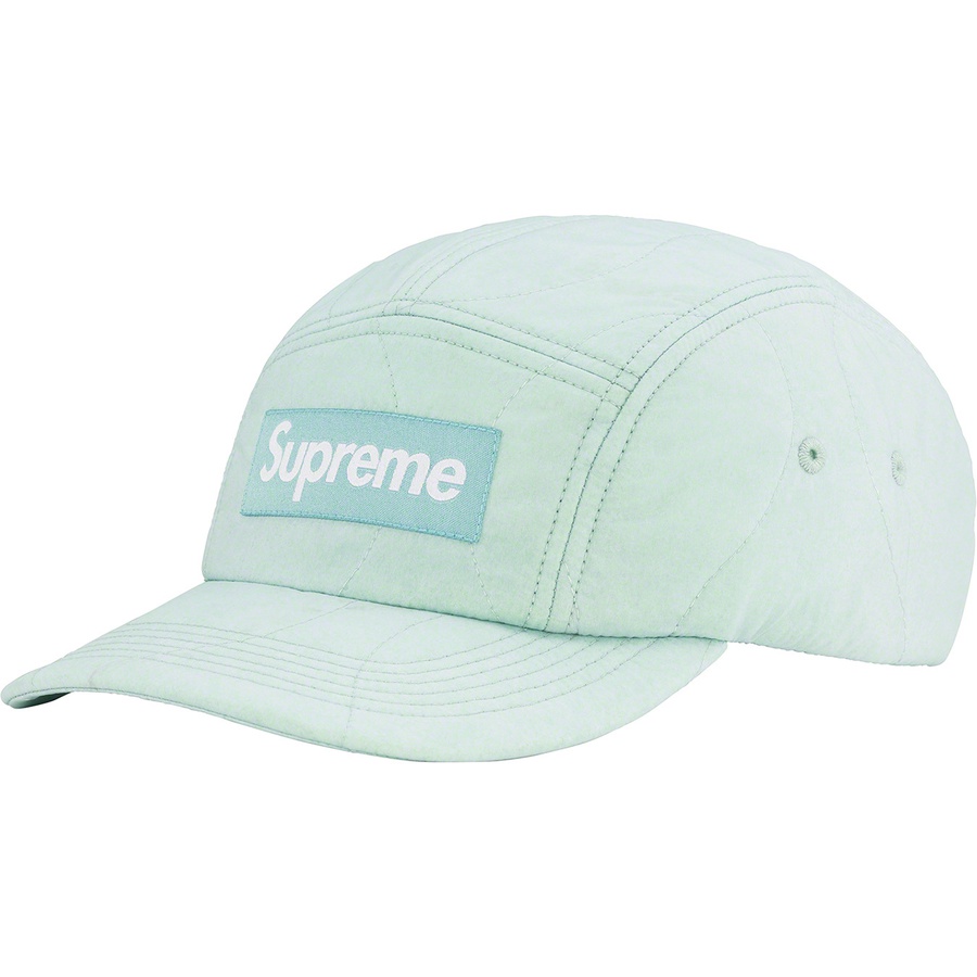 Supreme Quilted Liner Camp Cap (FW22) - Mint - $54