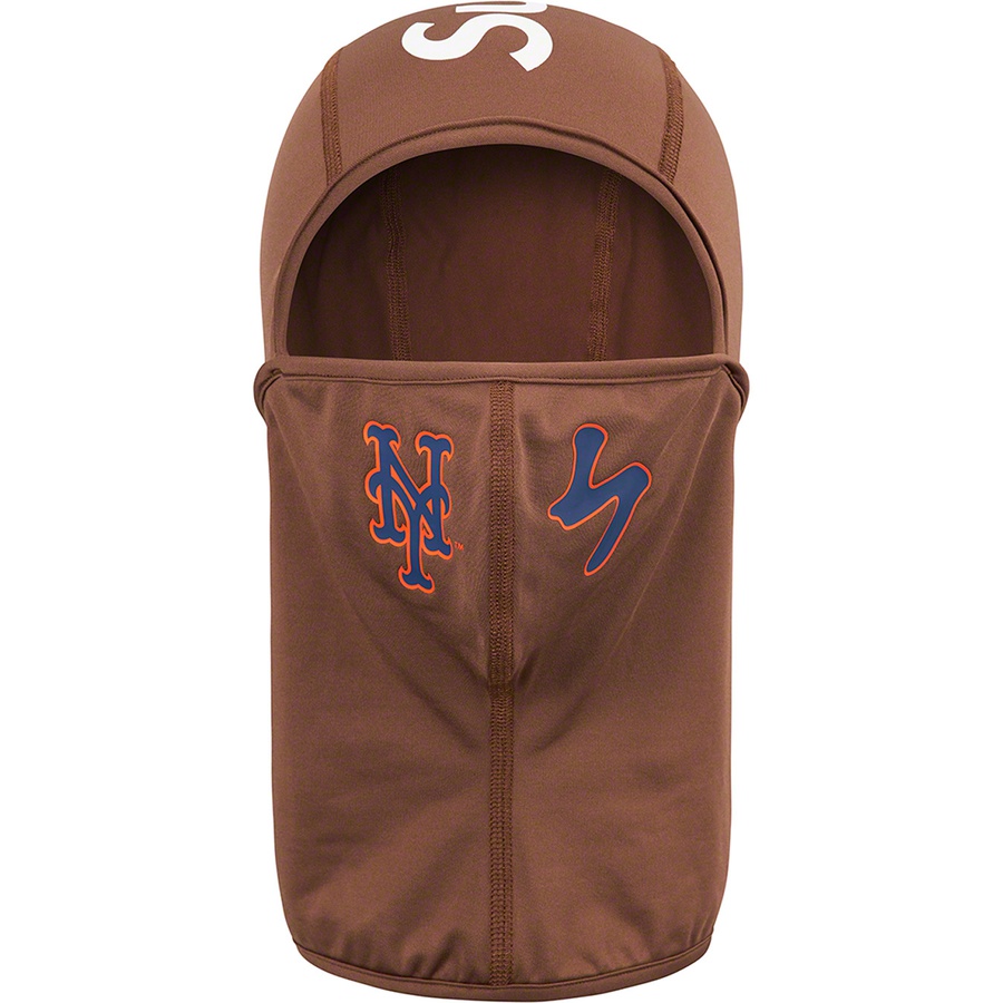 Supreme Supreme MLB Kanji Teams Lightweight Balaclava (FW22) - Brown - Mets - $54
