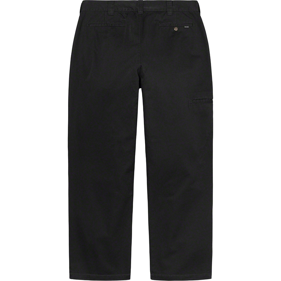 Supreme Work Pant (FW22) - Black - $128