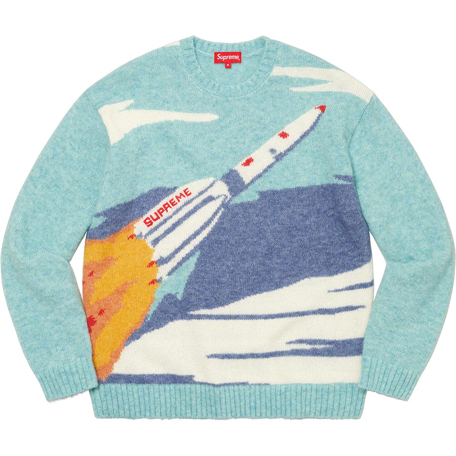 Supreme Rocket Sweater (FW22) - Blue - $198