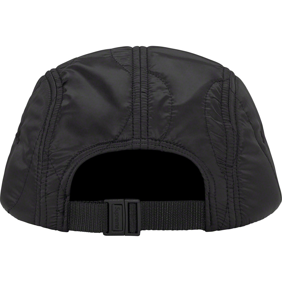 Supreme Quilted Liner Camp Cap (FW22) - Black - $54