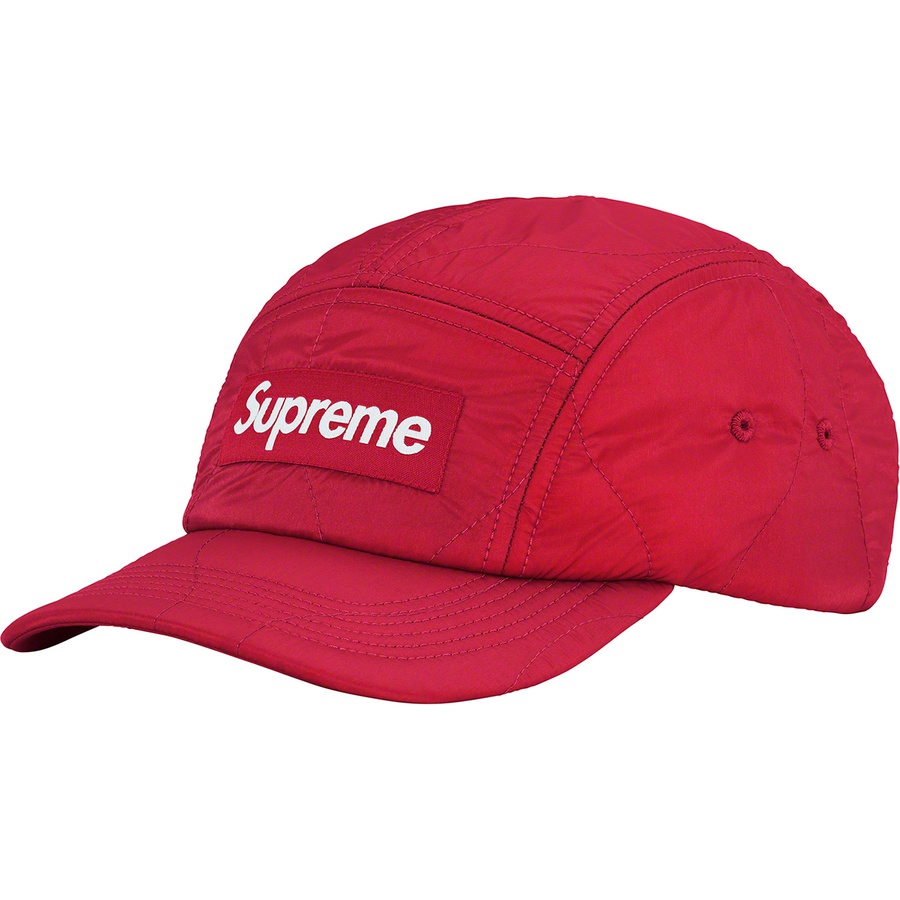 Supreme Quilted Liner Camp Cap (FW22) - Red - $54