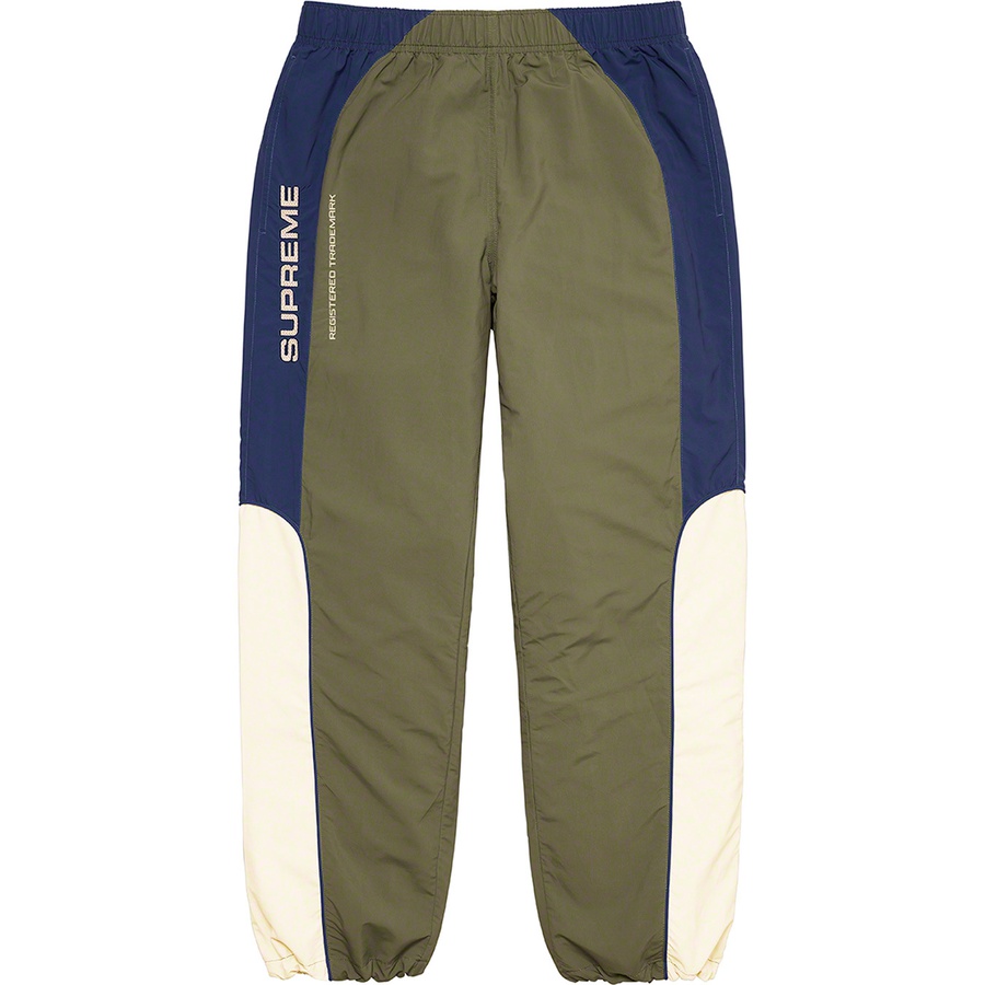 Supreme Paneled Track Pant (FW22) - Olive - $138