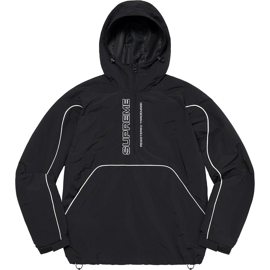 Supreme Paneled Half Zip Pullover (FW22) - Black - $178