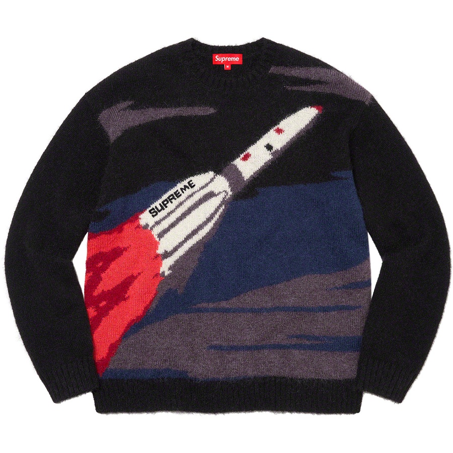 Supreme Rocket Sweater (FW22) - Black - $198