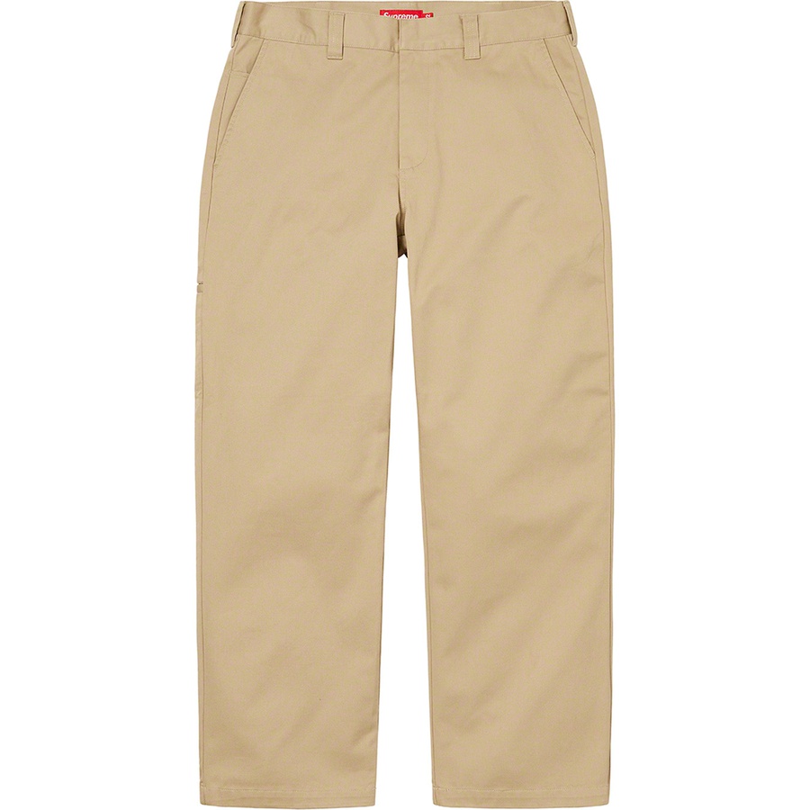 Supreme Work Pant (FW22) - Khaki  - $128