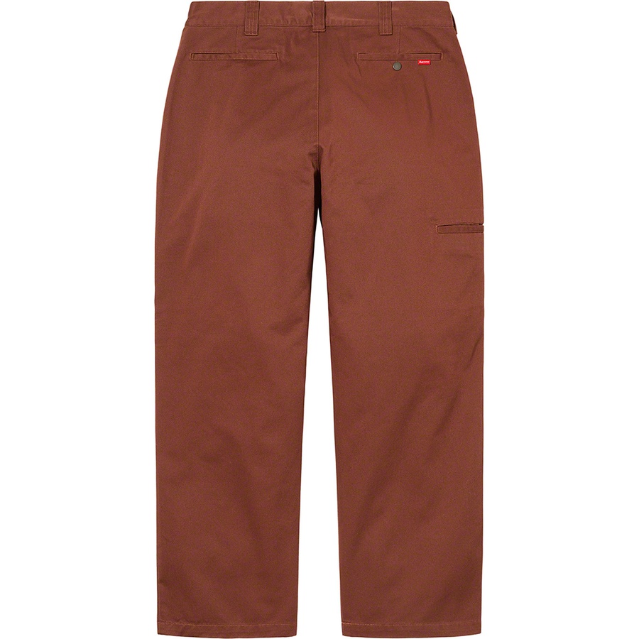 Supreme Work Pant (FW22) - Brown - $128