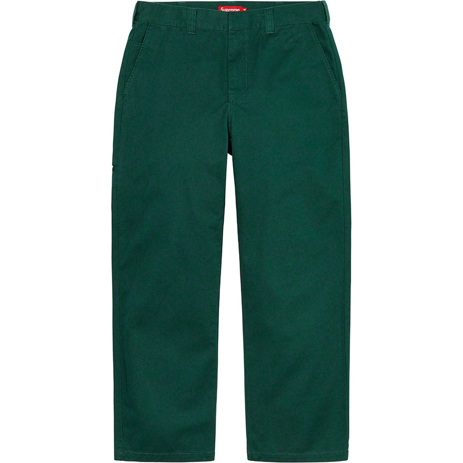 Supreme Work Pant (FW22) - Dark Pine - $128