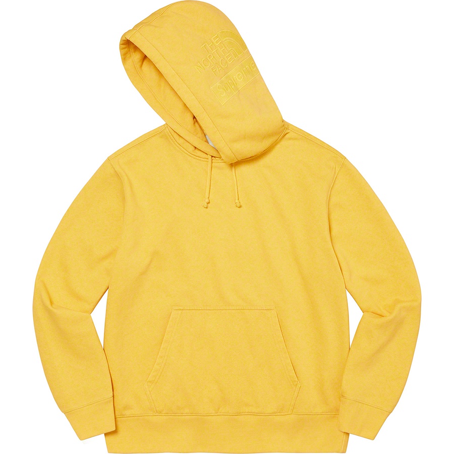 Supreme Supreme The North Face Pigment Printed Hooded Sweatshirt (FW22) - Yellow - $138