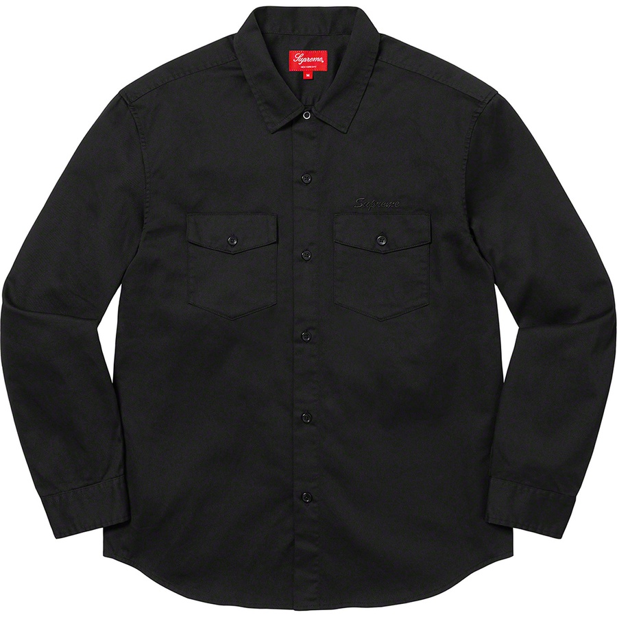 Supreme Raymond Pettibon Work Shirt (FW22) - Black - $148