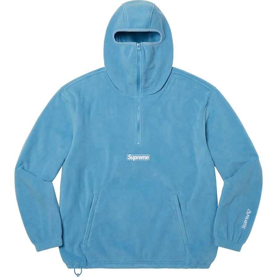 Supreme Polartec Facemask Half Zip Pullover (FW22) - Dusty Teal - $148