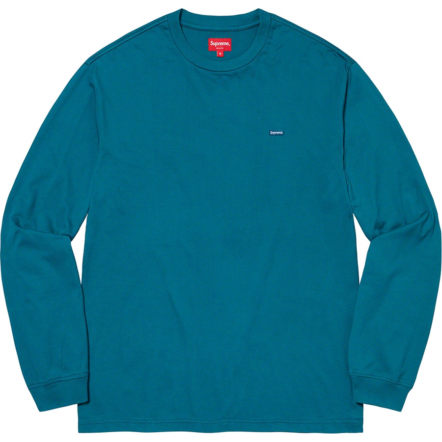 Supreme Small Box L S Tee (FW22) - Teal - $68