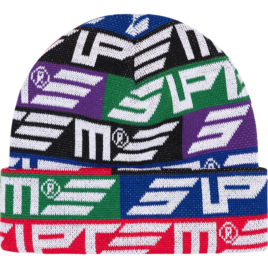 Supreme Geo Beanie (FW22) - Multicolor - $40