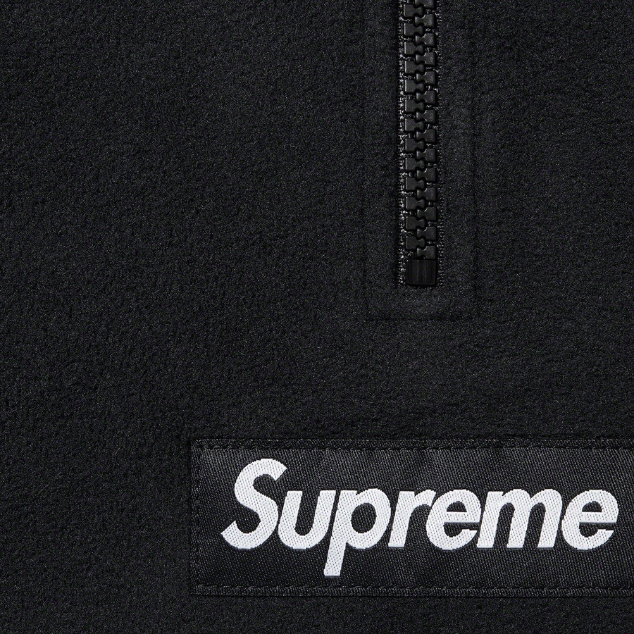 Supreme Polartec Facemask Half Zip Pullover (FW22) - Black - $148