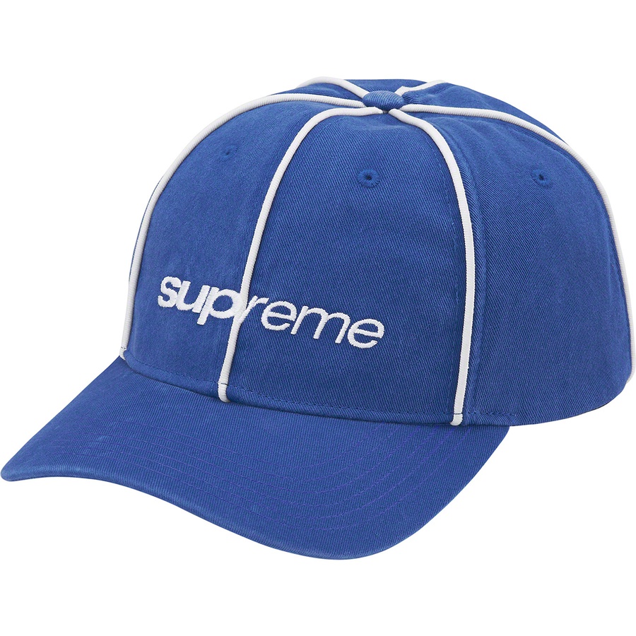 Supreme Piping 6-Panel (FW22) - Blue - $48