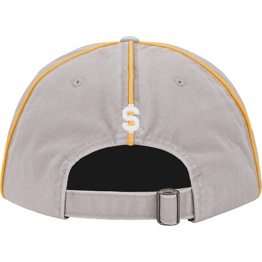 Supreme Piping 6-Panel (FW22) - Grey - $48