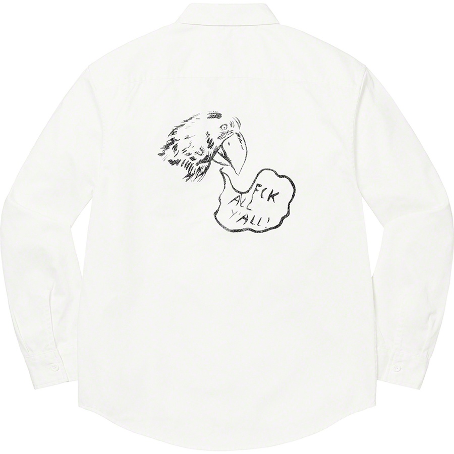 Supreme Raymond Pettibon Work Shirt (FW22) - White - $148