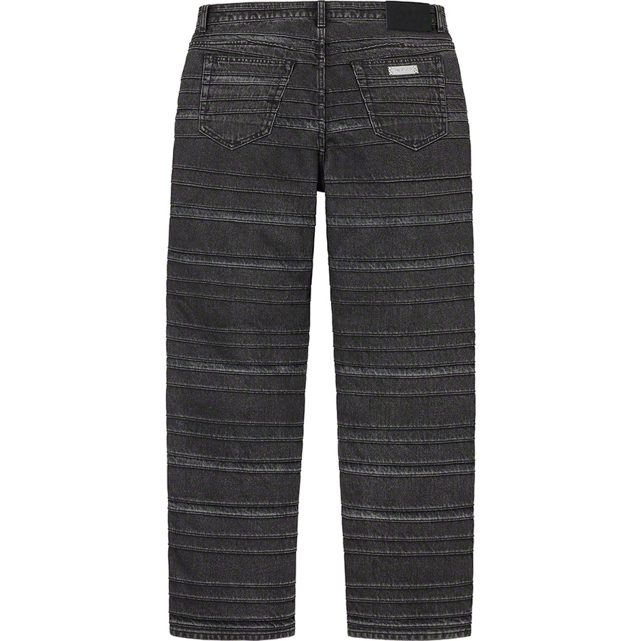Supreme Layered Jean (FW22) - Black - $228
