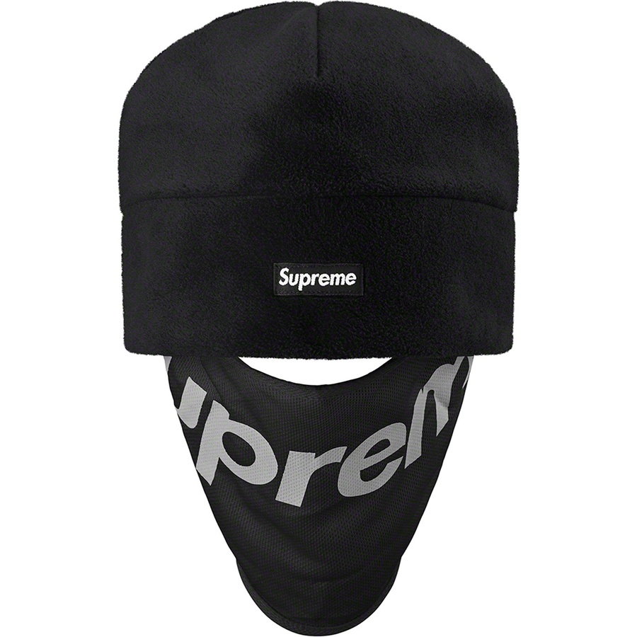 Supreme Polartec Facemask Beanie (FW22) - Black - $44