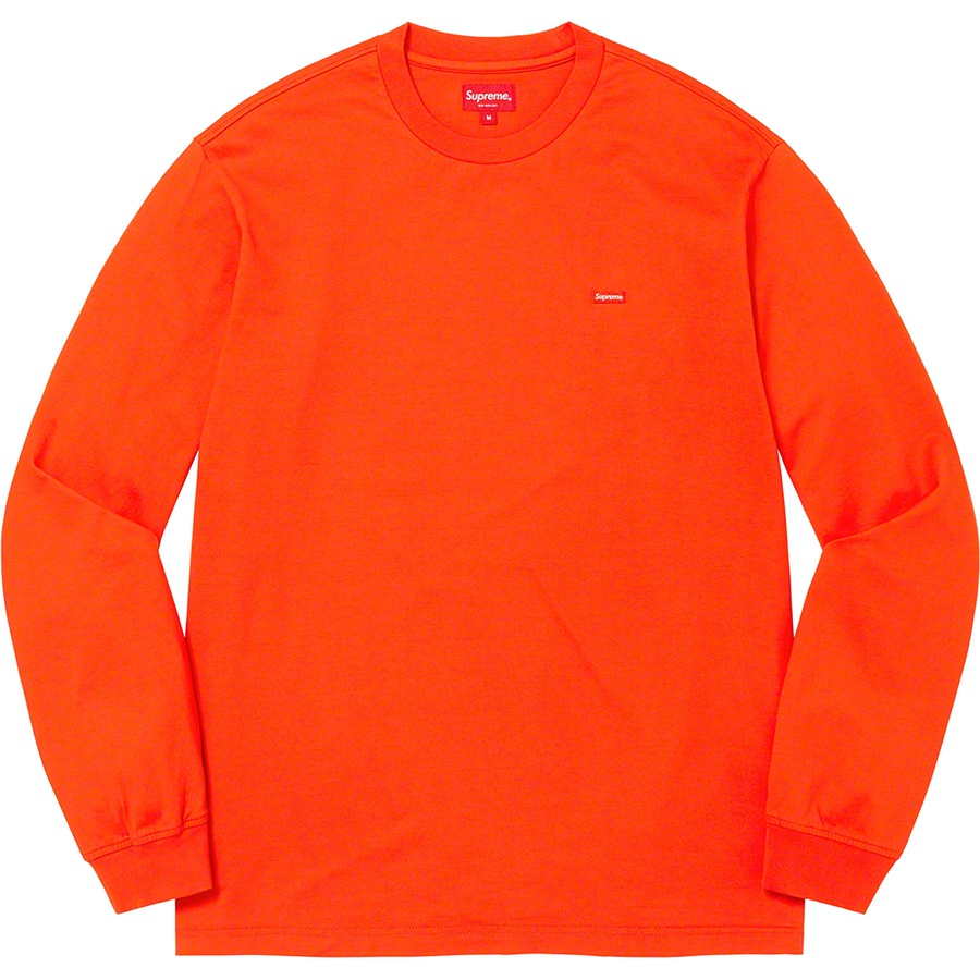 Supreme Small Box L S Tee (FW22) - Bright Orange - $68