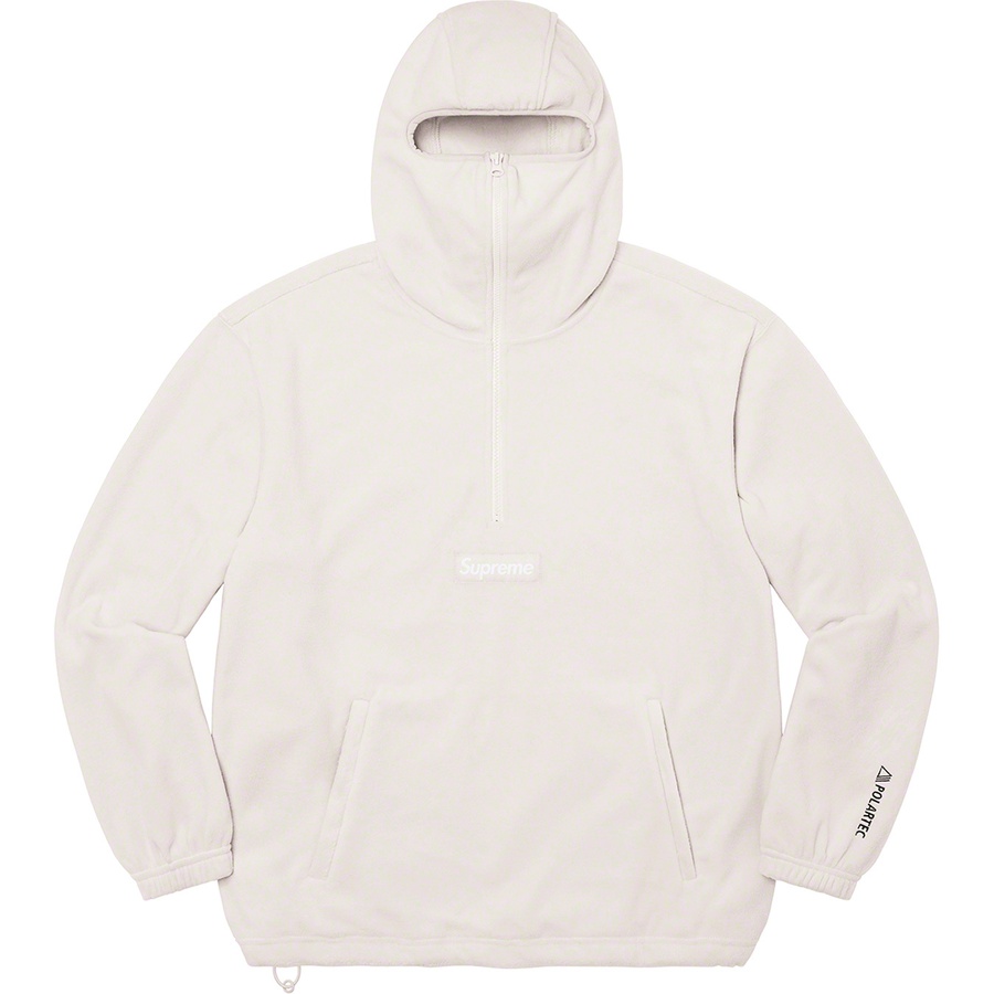 Supreme Polartec Facemask Half Zip Pullover (FW22) - Stone - $148