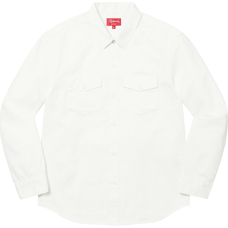 Supreme Raymond Pettibon Work Shirt (FW22) - White - $148