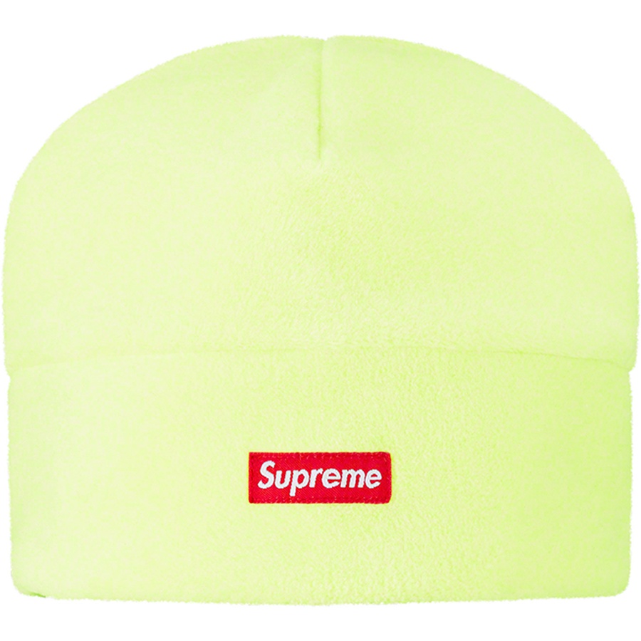Supreme Polartec Facemask Beanie (FW22) - Lime - $44