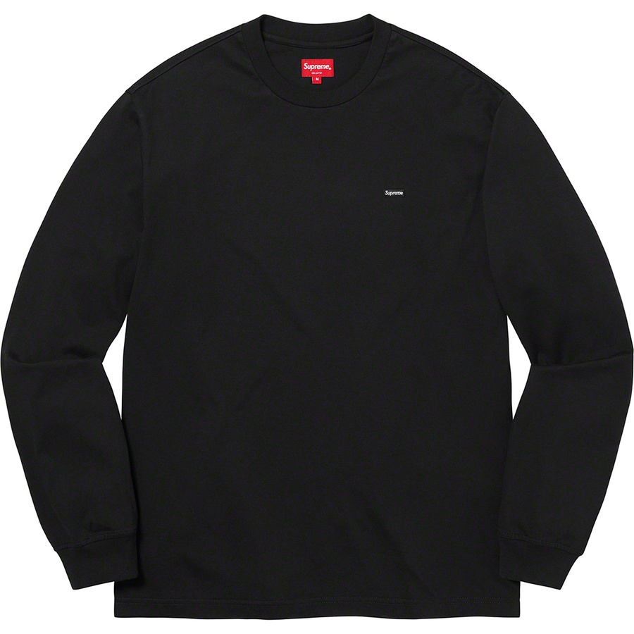 Supreme Small Box L S Tee (FW22) - Black - $68