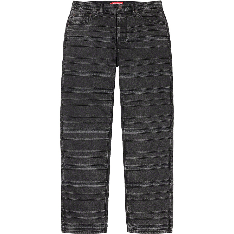 Supreme Layered Jean (FW22) - Black - $228